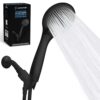 SparkPod Handheld Shower Head with Hose and Bracket - 3-Function, 5 ft. Hose - Midnight Black