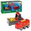 Brio World RC Train - Wooden Toy Train Set for Kids Age 3+ (2 Pieces)