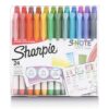 Sharpie S-Note Creative Markers, 24 Count, Assorted Colors, Chisel Tip