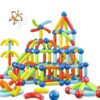 Magnetic Building Blocks for Toddlers, Montessori Learning Toys for 3-5+ Years Old Kids, Educational Stem Construction Toys, Sensory Birthday Gifts for Girls and Boys