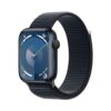 Apple Watch Series 9 [GPS 45mm] Smartwatch with Midnight Aluminum Case and Sport Loop