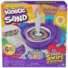 Kinetic Sand Deluxe Swirl N' Surprise Playset with 2.5lbs of Play Sand and 4 Tools