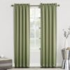 Energy Saving Blackout Curtain Panel, 40" x 95", Sage Green