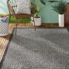Tommy Bahama Marlin Indoor/Outdoor Area Rug, Black, 7'10"x10'2"