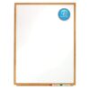 Quartet Non-Magnetic Dry Erase Whiteboard, 3' x 2', Oak Frame