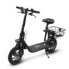 Phantomgogo Commuter R1 Electric Scooter for Adults - Foldable with Seat & Carry Basket - 450W Motor - 36V - 15MPH - 265lbs Max Load