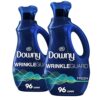 Downy WrinkleGuard Liquid Fabric Softener and Conditioner, Fresh, 48 fl oz 48 Loads, Pack of 2