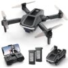 Holy Stone Drone with 1080P HD Camera, WiFi FPV Live Video, Circle Fly, Throw to Go, 2 Batteries 26 Mins, Easy to Fly (Black)