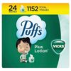 Puffs Plus Lotion with Vicks Facial Tissues - 24 Cubes, 48 Tissues/Box