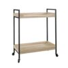 Sauder North Avenue Cart/Pantry Cabinets, Charter Oak Finish