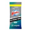 Windex Electronics Wipes, Pre-Moistened Screen Wipes, 25 Count