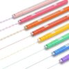 AECHY 8PCS Colored Curve Highlighter Pen Set