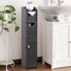 Bathroom Storage Cabinet: Small Toilet Paper Holder and Organizer