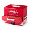 Nostalgia, Game Day Hot Dog Steamer and Bun Warmer, Fits 20 Dogs and 8 Buns, Steams Pot Stickers, Veggies, Potatoes, and Other Appetizers or Toppings