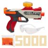 Nerf Pro Gelfire Legion Blaster with 5000 Rounds, 130 Hopper, Eyewear, Slam Fire (Ages 14+)