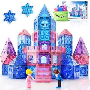 Diamond Magnetic Building Blocks - Frozen Princess Toys for 3-8 Year Old Girls & Boys