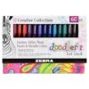 Zebra Pen Doodlerz Gel Stick Pen Mega Set, Bold Point, 1.0mm, Assorted Glitter, Neon, Metallic, Pastel Colors, 60 Pack (41960)