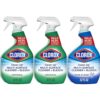 Clorox Clean-Up Cleaner + Bleach Value Pack, 3 Disinfectant and Cleaning Sprays, Kitchen and Bathroom Cleaning, Rain Clean and Original Scent, 32 Ounces (Pack of 3)