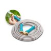 Aqua Joe Heavy-Duty Garden Hose, 25-Foot, 1/2-Inch, Brass Fitting & On/Off Valve