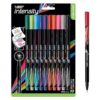 BIC Intensity Fineliner Marker Pen, Assorted Colors, 10-Count