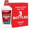 Colgate Optic White Whitening Mouthwash, Fresh Mint - 946mL (3 Pack)