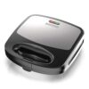 Black+Decker 3-in-1 Waffle, Grill & Sandwich Maker - Compact Design (Black/Silver)
