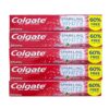Colgate Cinnamint Fluoride Toothpaste, Deep Cleaning Gel, Whitening, Fights Cavities and Plaque, Kids and Adults, 5 Pack