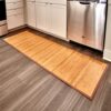 iDesign Bamboo Floor Mat - 24" x 72", Natural Tan