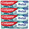 Colgate Max Fresh Whitening Toothpaste, Clean Mint, 6.3 Ounce (Pack of 4)