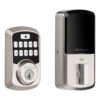 Kwikset Aura Bluetooth Programmable Deadbolt with SmartKey Security - Satin Nickel