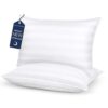 COZSINOOR Queen Size Cooling Bed Pillows: Hotel Quality, Set of 2 - Down Alternative Microfiber Filled