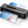 MAXDONE 9-Inch Thermal Laminator Machine with Laminating Sheets - A4 Size, Ideal for Teachers, Home, Office, and Business
