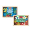 Melissa & Doug Deluxe Magnetic Letters and Numbers Set With 89 Wooden Magnets - Alphabet Letter Magnets, Number Magnets, Learning Toys For Preschoolers And Kids Ages 3+