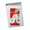 Scotch Indoor Mounting Tape, White, 0.5" x 75", 2 lbs Capacity, 3 Rolls