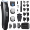 GLAKER Cordless Hair Clippers for Men with Extra Long Guards and Storage Bag