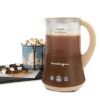 Electric Frother and Hot Chocolate Maker - 30 Oz Capacity, Perfect for Homemade Hot Cocoa, Cappuccinos, Lattes, Mochas, and Milk Foam