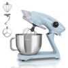 Instant Pot Stand Mixer Pro - 600W 10-Speed Electric Mixer with Digital Interface - 7.4-Qt Stainless Steel Bowl - Dishwasher Safe Whisk, Dough Hook, and Mixing Paddle - Blue