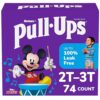 Pull-Ups Boys' Potty Training Pants, 2T-3T, 74 Count