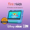 Amazon Fire 7 Kids Tablet, Ages 3-7, 16 GB, Blue - Includes 6 Months Ad-Free Content and Parental Controls, 10-Hr Battery