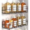 Coraje Adhesive Bathroom Caddy, 2-Pack Black