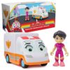 Violet and Axl Interactive Eye Movement Action Figure and Ambulance Toy for Kids Ages 3+