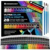 Acrylic Paint Set - 28 Colors, Matte Finish, 0.4oz Bottles - Art Supplies