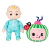 CoComelon 8" JJ & Melon Plush 2-Pack - Soft & Squishy Stuffed Animal Doll Toys (Ages 1-3)