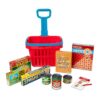 Melissa & Doug Grocery Basket Play Set with Play Food (11 Pieces)