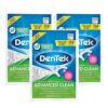 DenTek Triple Clean Floss Picks, No Break & No Shred, 150 Count (Pack of 3)