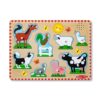 Melissa & Doug Farm Animals Sound Puzzle - Wooden Peg Puzzle (8 pcs)