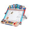 Melissa & Doug PAW Patrol Wooden Art Easel - Double-Sided Tabletop (33 Pieces) - Ages 3+