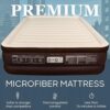 Englander Air Mattress with Built-in Pump - Luxury Double High Inflatable Bed for Home, Travel & Camping - Premium Blow Up Bed for Kids & Adults