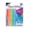 Paper Mate Flair Dual Felt Tip Pens, Assorted Colors, 16 Count