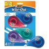 BIC EZ Correct Correction Tape, 39.3 Feet, 4-Count Pack